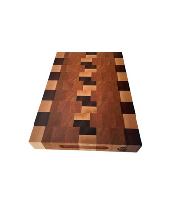 Cherry, Walnut, and Maple Chopping Board