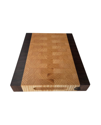 Ash and Walnut Herringbone Chopping Board