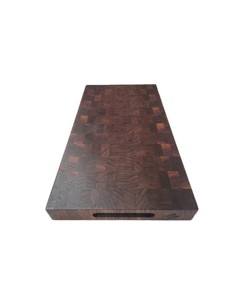 Elegant Walnut End-Grain Chopping Board