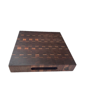 Walnut & Maple End-Grain Chopping Board