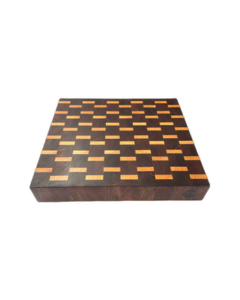 Walnut & Ash End-Grain Butcher Block