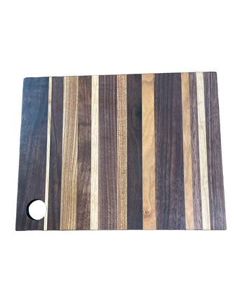 Quartet Wood Chopping Board - Walnut, Rosewood, Maple, Cherry